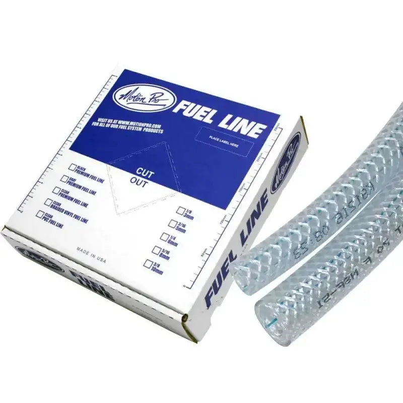 12-0010 Braided Vinyl Fuel Line 1/4"X25'