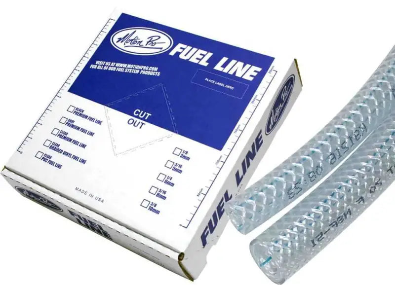 12-0010 Braided Vinyl Fuel Line 1/4"X25'