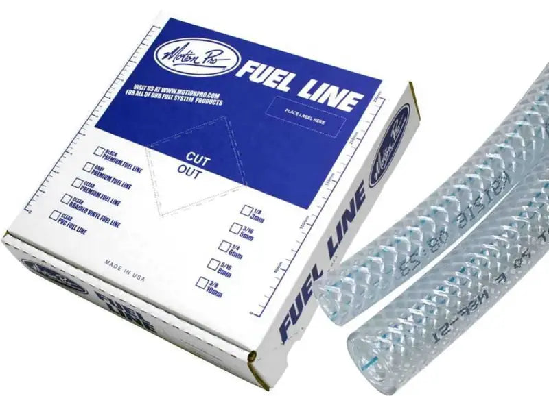 12-0012 Braided Vinyl Fuel Line 3/8"X25'