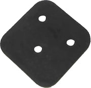 12-0049-RF License Plate Rubber Mount Flat Style 5pk