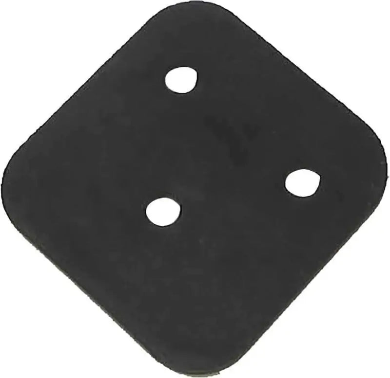 12-0049-RF License Plate Rubber Mount Flat Style 5pk