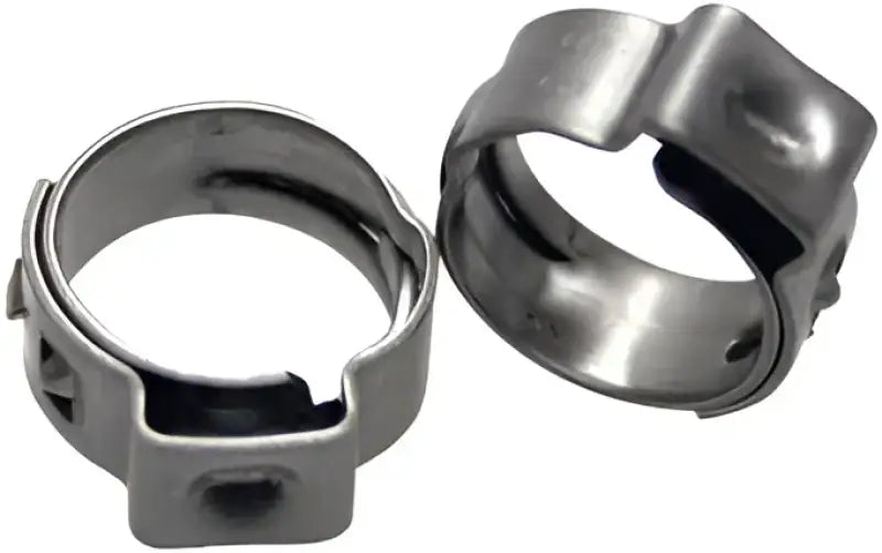 12-0074 StepleSS Clamps 7.8mm 9.5mm 10/Pc 