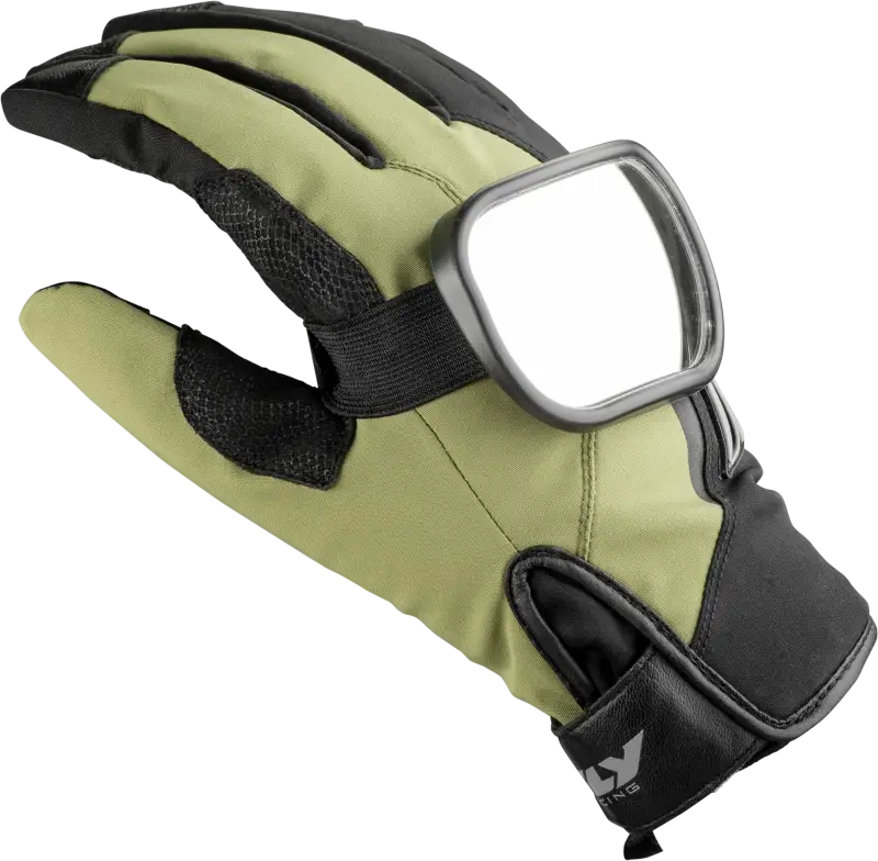 12-165-15 Velcro Glove Mirror Oval 