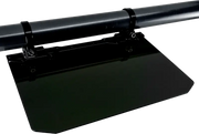 12" X 8" Narrow Mount Sun Viso W/Solid Black Shield Black - AXIA
