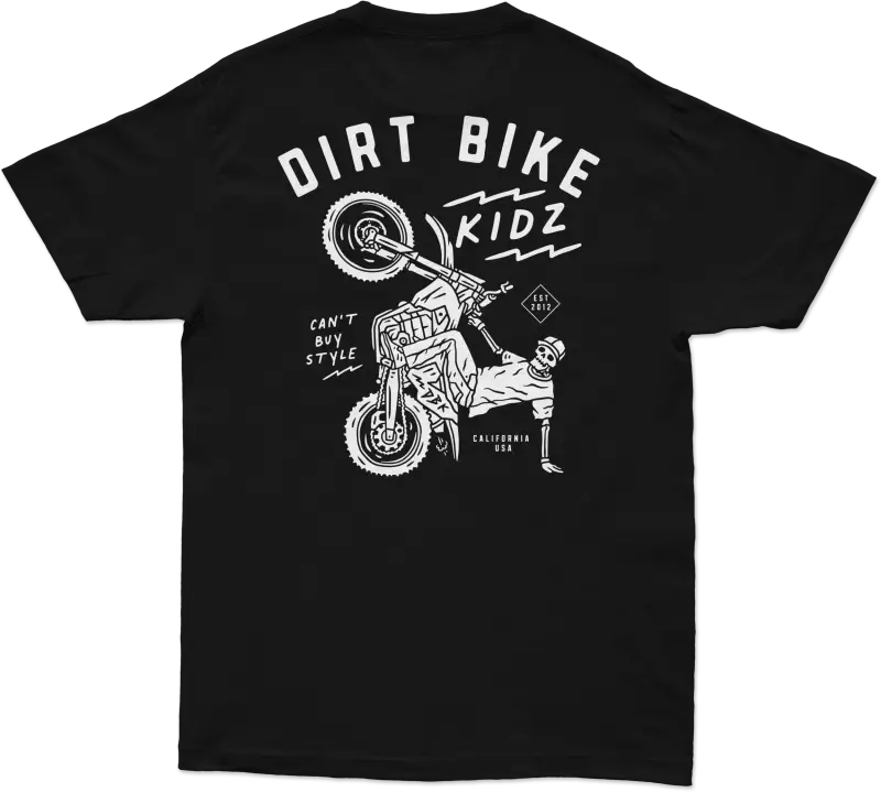 12 O'clock Tee Black Lg - DBK