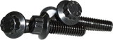 12 Point Rear Rotor Bolts Black 3/8 16x1 - LYNDALL BRAKES