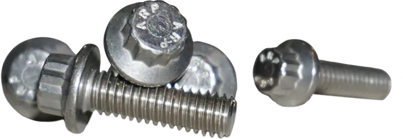 12 Point Rear Rotor Bolts Machined Finish 3/8 16x1 - LYNDALL BRAKES