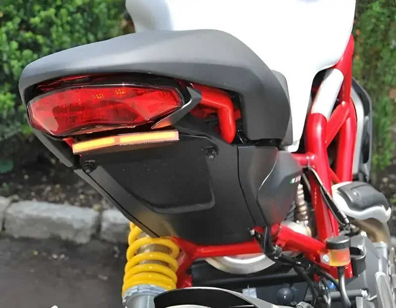 Motorcycle tail light assembly for 1200-FE-17 Fender Eliminator Duc, sleek fender eliminator design