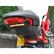 Motorcycle tail light assembly for 1200-FE-17 Fender Eliminator Duc, sleek fender eliminator design