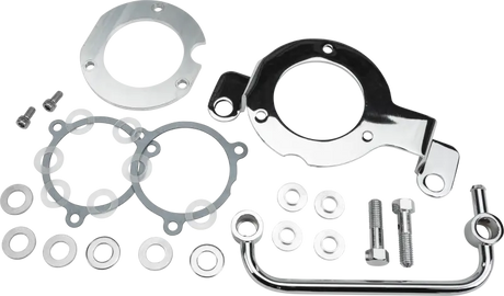 120426 M8 Breather Kit Chrome - Air Cleaner Brackets