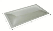 Rectangular icon skylight sl2649s with dimensions in smoke color for natural light