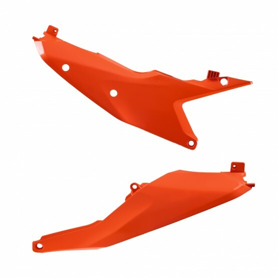 Polisport Plastic Side Number Plate 8478100001 - Orange Panel 25