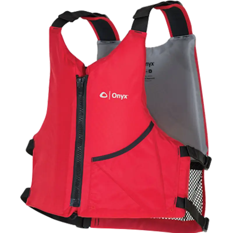121900-100-005-17 Onyx Outdoor Universal Paddle Vest Xxl Red - Pfd - Personal Floatation Device