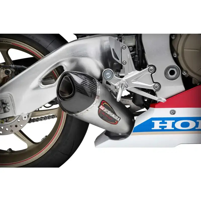 YOSHIMURA 12202BP520 Exhaust Street Alpha T Slip On Ss Ss Cf