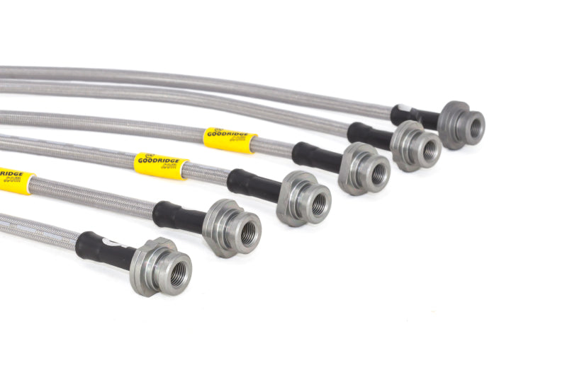 Goodridge 22047 Goodridge 13-15 Nissan Sentra w/ Rear Disc Brakes SS Brake Line Kit