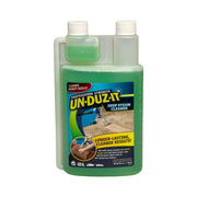 Bottle of green carpet cleaner for Unduzit Deep Steam Cleaner, perfect for deep steam cleaning