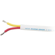 124510 Ancor Safety Duplex Cable 14/2 AWG, featuring red and yellow wires, ideal for RV, Automotive, Powersports, off-road, marine, exterior, truck accessories, interior, truck bed, rv parts, Marine, AVADA - Best Sellers, Marine Maintenance