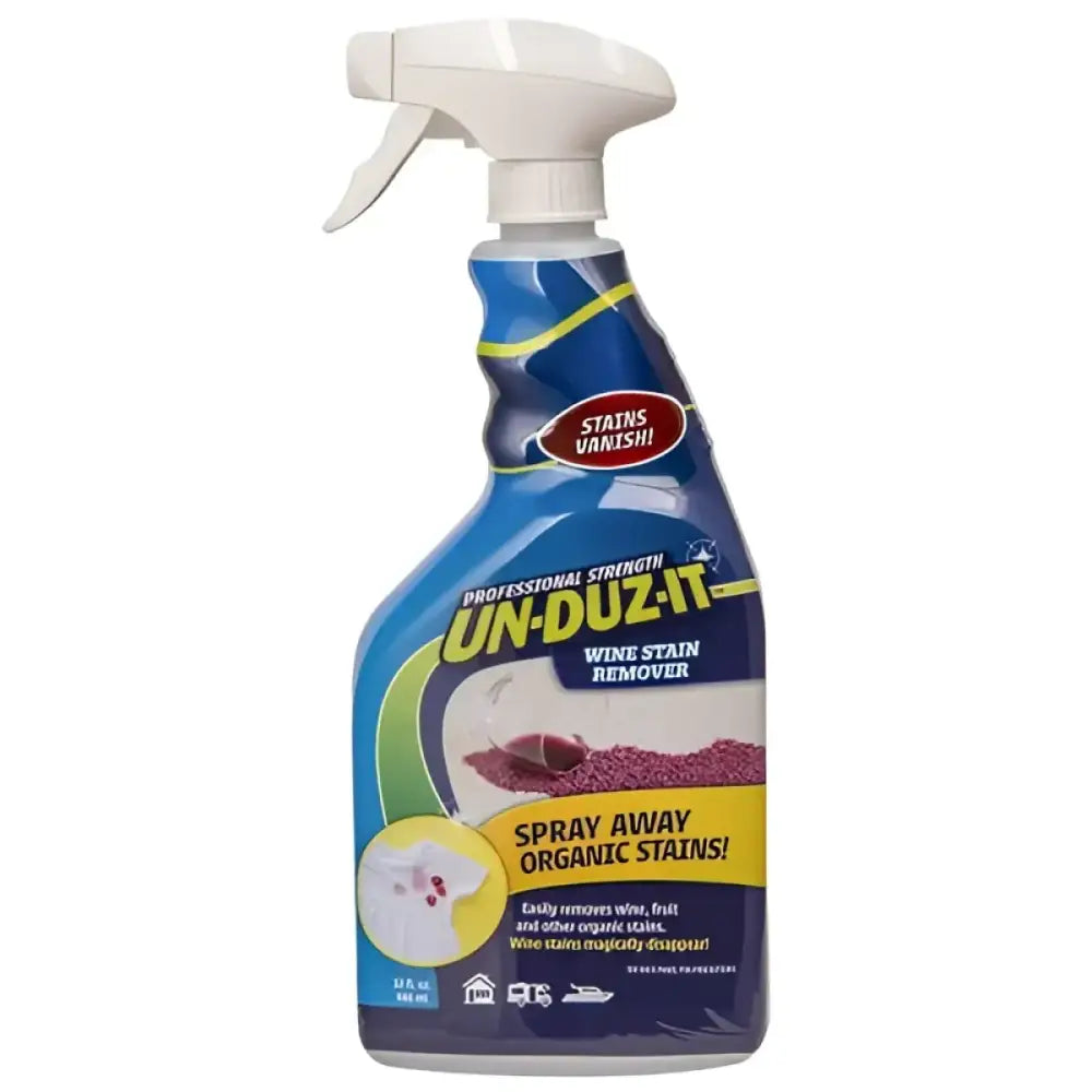 Wine stain remover spray bottle.