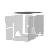 Exploded view of van interior paneling showing Duratherm Ceiling Liner in Legend Fleet Duratherm Ceiling