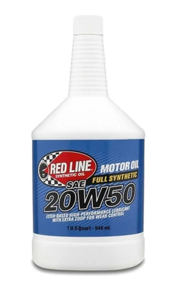 Red Line 12504-1 Red Line 20W50 Motor Oil Quart - Single