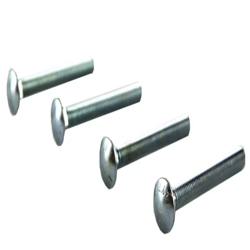 Four silver carriage bolts for construction projects from Lippert Comp