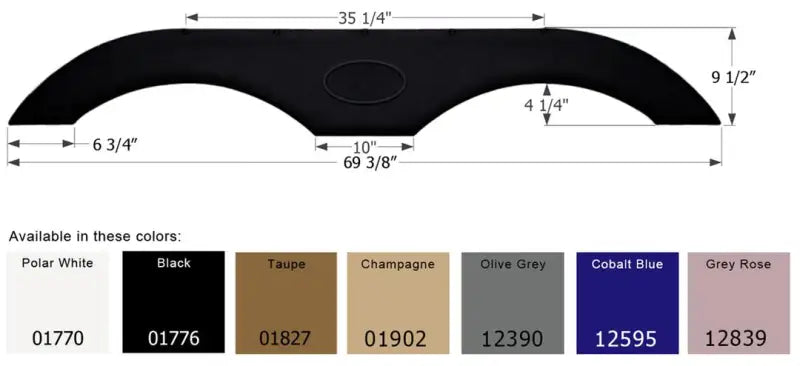 12595 Icon Fender Skirt Tandem Icon Fs1770