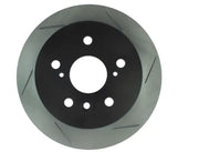 Silver 44126SL StopTech slotted brake rotor for Lexus Toyota