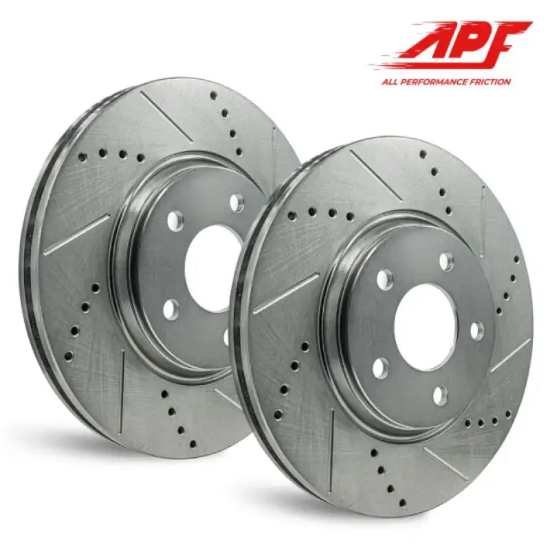 Stop Tech 62058SR silver perforated rear brake rotor