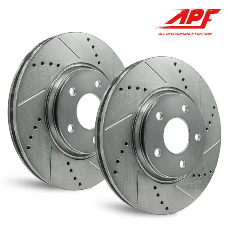 Stop Tech 62058SR silver perforated rear brake rotor