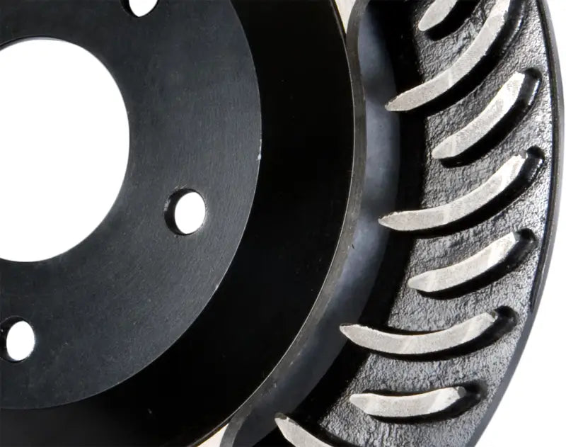 Black Stop Tech Power Stop Rotor with grooves and vents
