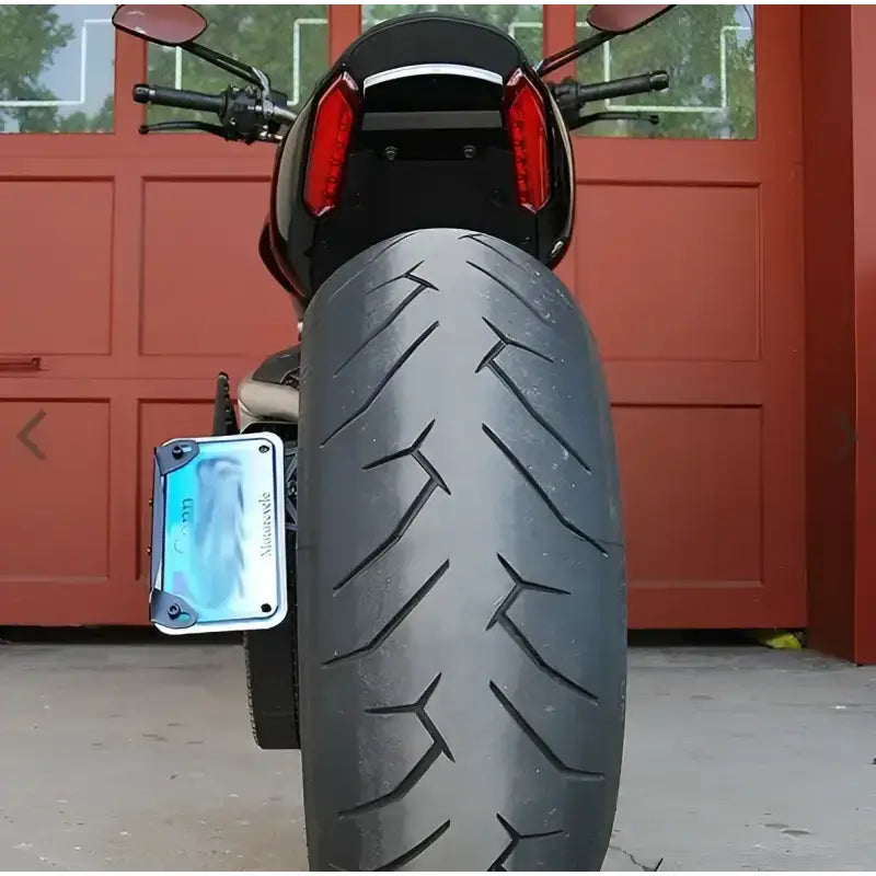 1260-SIDE Side Mount License Plate Duc