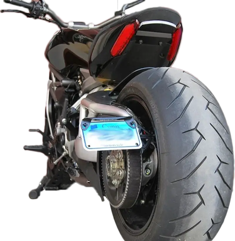 1260-SIDE Side Mount License Plate Duc