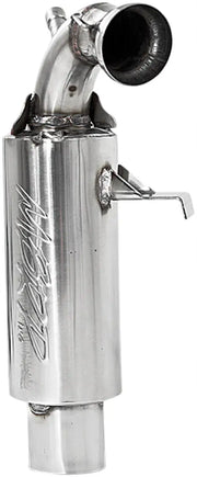 Shiny metal exhaust pipe from 1260214 Performance Exhaust Race Series for improved performance