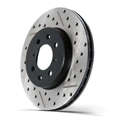 2019 Brembo GT-R silver drilled slotted StopTech SportStop Cryo Rotor