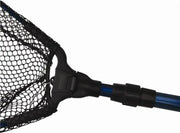 Marine net folding trout net with blue handle for fishing easy storage