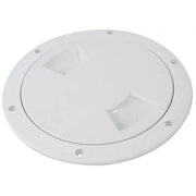 12790-1 Attwood Marine 4’ Inspection Dk Plate-Wh - Boat Deck Plate