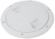 12790-1 Attwood Marine 4’ Inspection Dk Plate-Wh - Boat Deck Plate