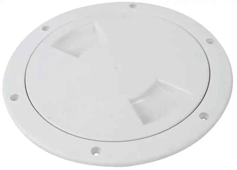 12792-1 Attwood Marine 6’ Inspection Dk Plate-Wh - Boat Deck Plate