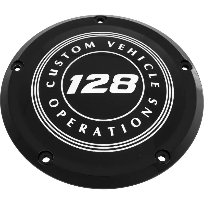CUSTOM ENGRAVING 128-09-67BG 6 M8 Softail Derby Cover 128 Cvo Black