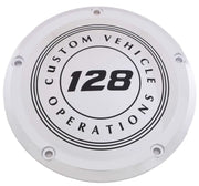 CUSTOM ENGRAVING 128-10-46 7 M8 Flt/Flh Derby Cover 128 Cvo Chrome