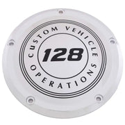CUSTOM ENGRAVING 128-10-46 7 M8 Flt/Flh Derby Cover 128 Cvo Chrome