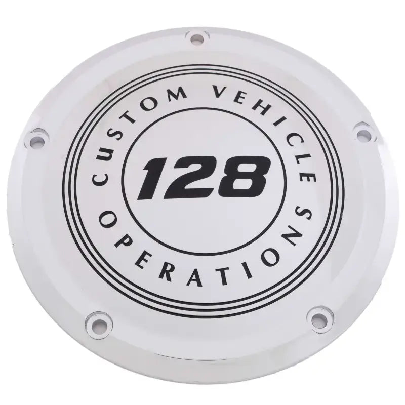 CUSTOM ENGRAVING 128-10-46 7 M8 Flt/Flh Derby Cover 128 Cvo Chrome
