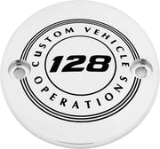 CUSTOM ENGRAVING 128-10-63 M8 Timer Cover 128 Cvo Chrome
