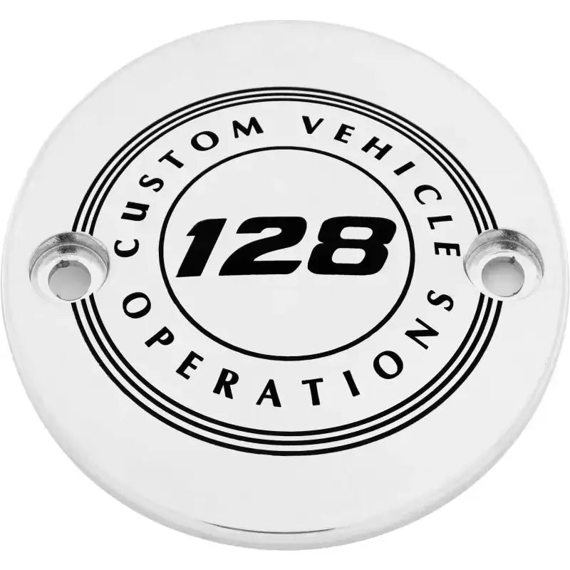 CUSTOM ENGRAVING 128-10-63 M8 Timer Cover 128 Cvo Chrome