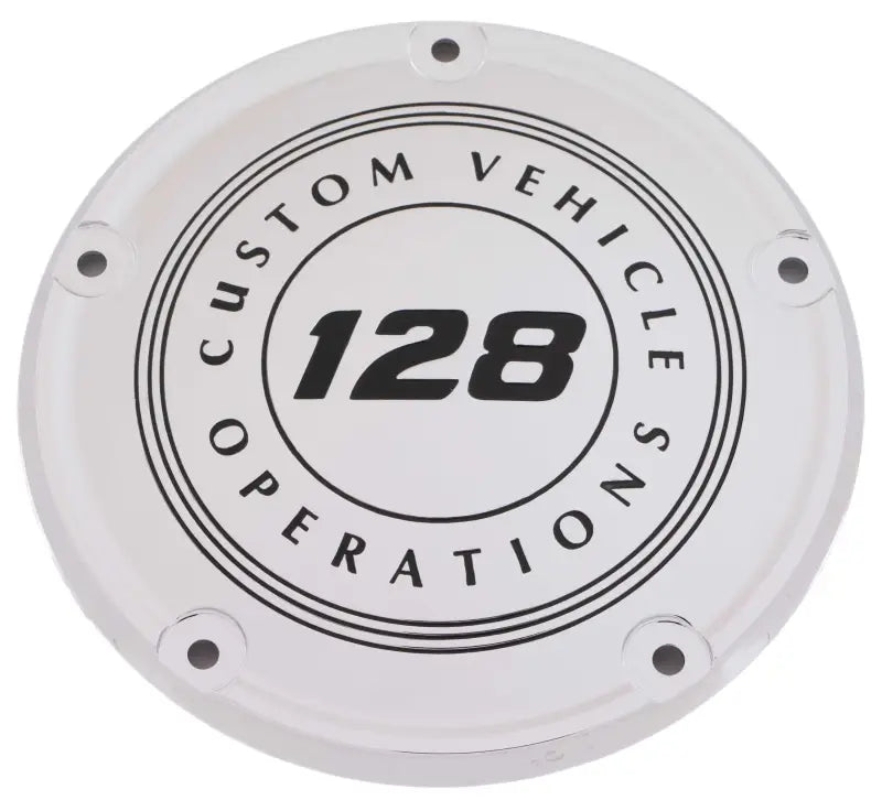 CUSTOM ENGRAVING 128-10-67 6 M8 Softail Derby Cover 128 Cvo Chrome