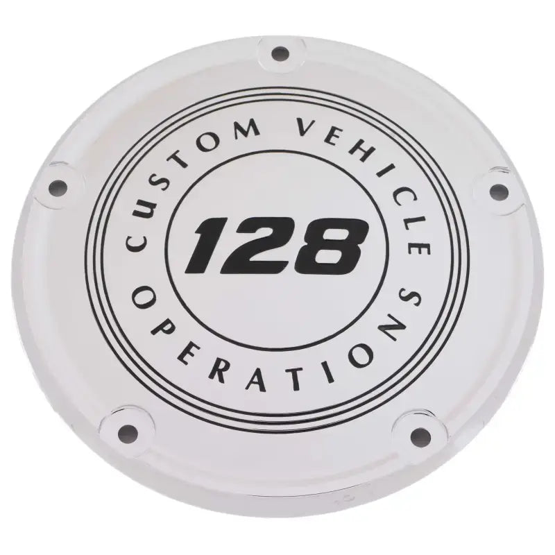 CUSTOM ENGRAVING 128-10-67 6 M8 Softail Derby Cover 128 Cvo Chrome