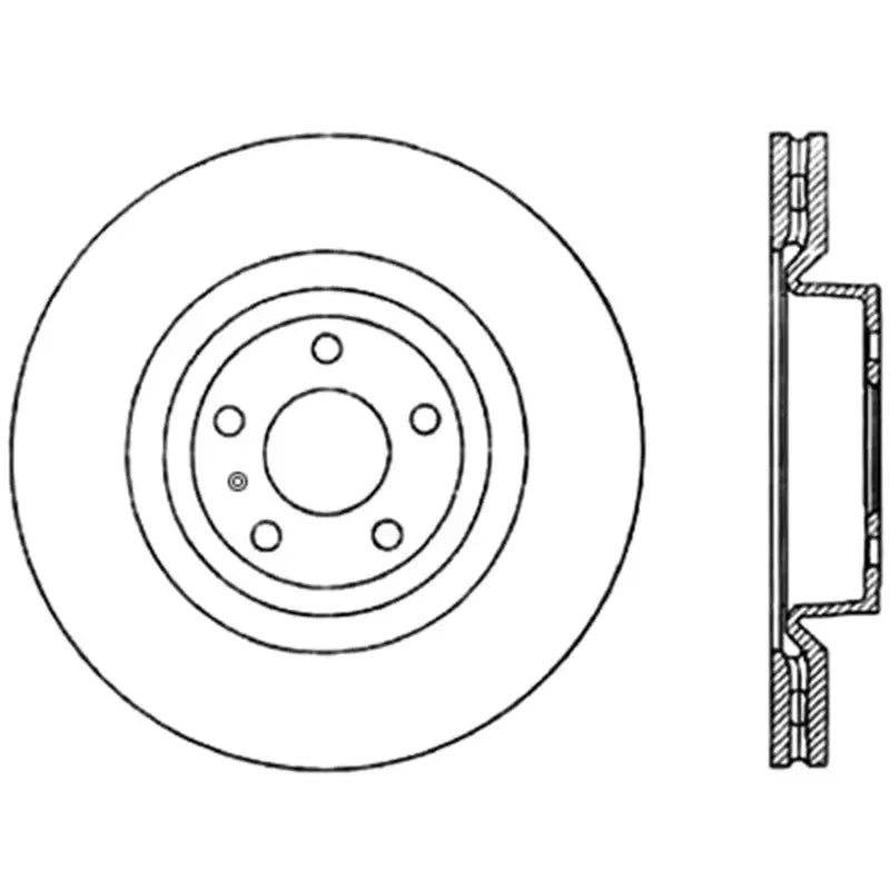 128.33124L Stop Tech Drilled Rotor