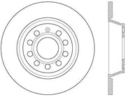 128.33129R Stop Tech Cross Drilled Rotor