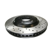 2019 BMW M Performance Stop Tech Cross Drilled Rotor, Silver Slotted