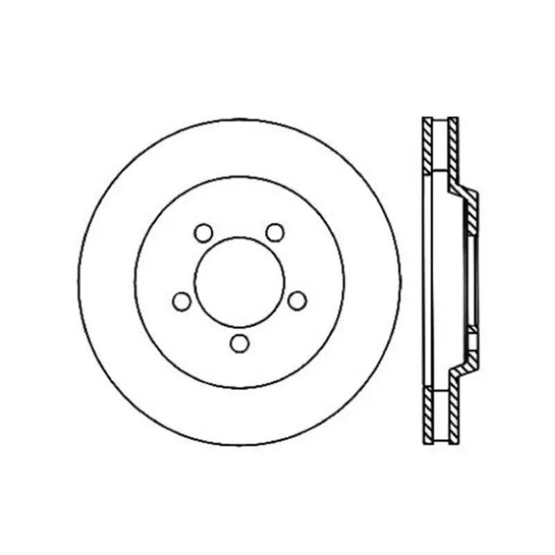 128.61086R Stop Tech Fs Mustang V8 06-10